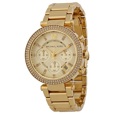 michael kors ladies watch mk5354|Michael Kors Parker Chronograph Champagne Dial .